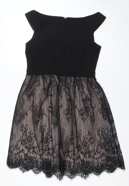 Womens UK Size 14 Little Mistress Fit & Flare Dress