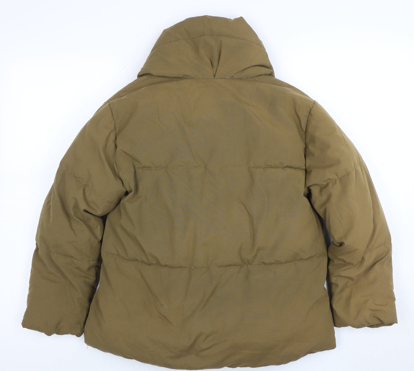 Girls UK Size 10 Years Zara Brown Puffer Jacket