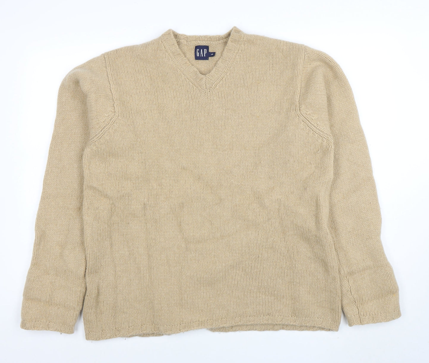Womens UK Size L Gap Beige Pullover Jumper