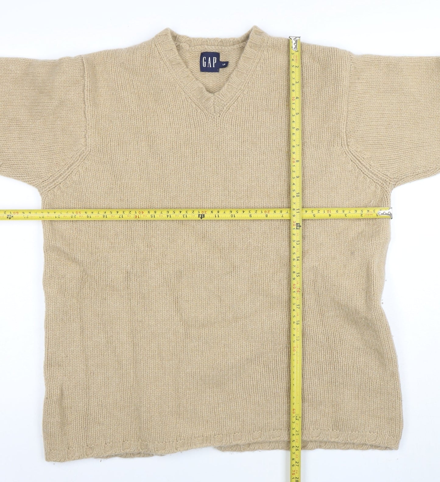 Womens UK Size L Gap Beige Pullover Jumper