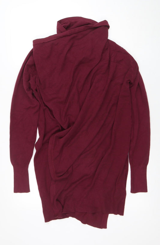 Womens UK Size One Size Obsessions Red Pullover Jumper