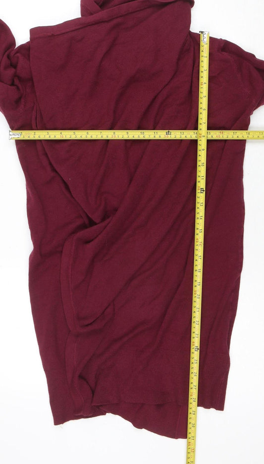 Womens UK Size One Size Obsessions Red Pullover Jumper