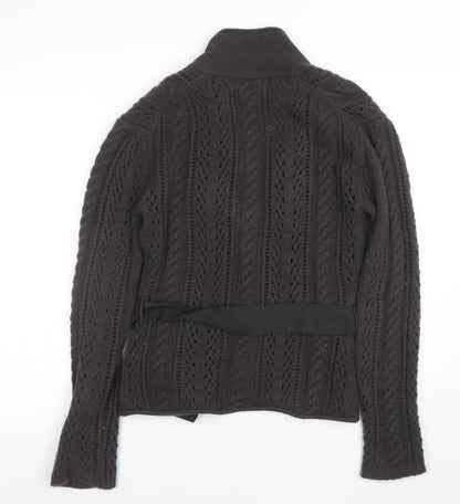 Womens UK Size 12 DtLM Black Cardigan Jumper