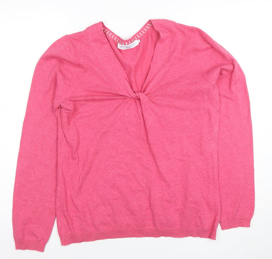 Womens UK Size 12 John Lewis Pink Pullover Jumper