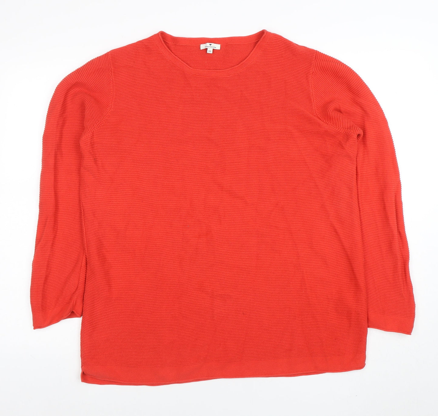 Womens UK Size 3XL TOM TAILOR Red Pullover Jumper