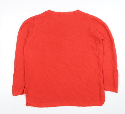 Womens UK Size 3XL TOM TAILOR Red Pullover Jumper