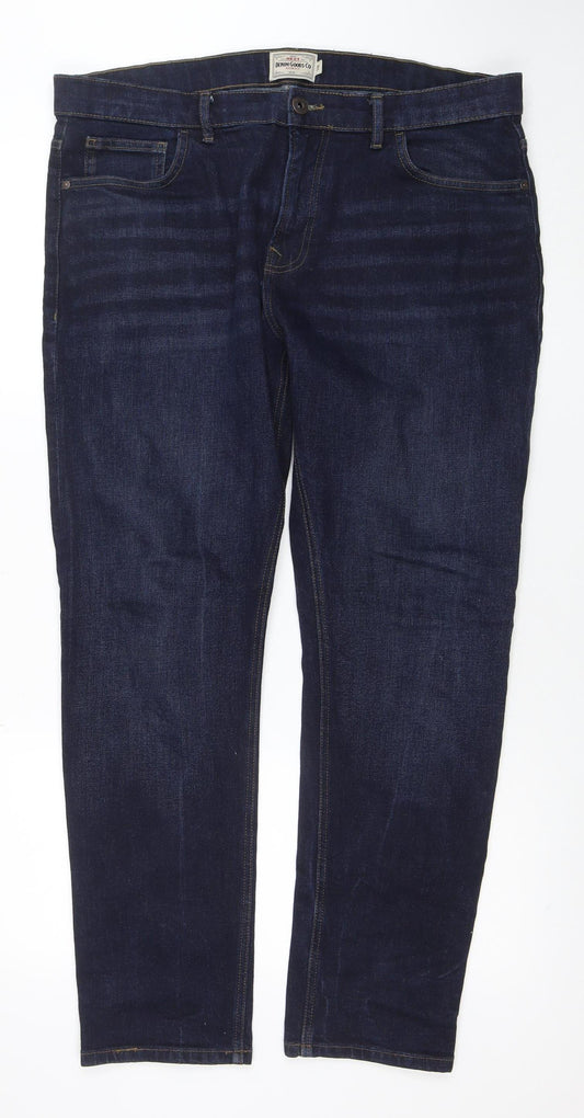 Mens UK Size 31 in NEXT Regular Fit Straight Blue Jeans