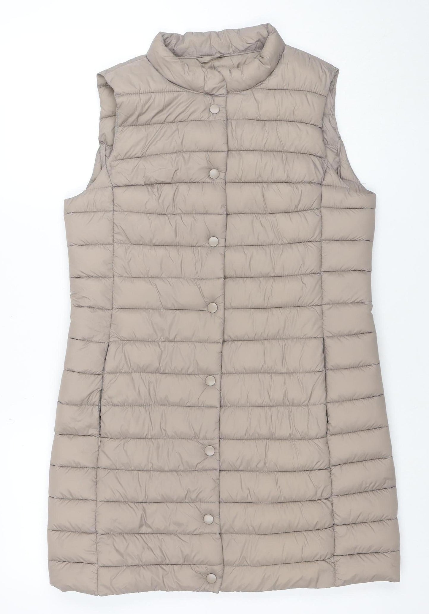 Dunnes Stores Women’s Beige Quilted Puffer Waistcoat S