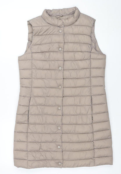 Dunnes Stores Women’s Beige Quilted Puffer Waistcoat S