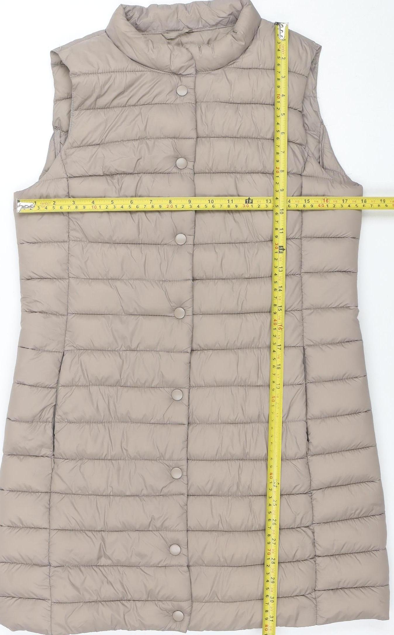 Dunnes Stores Women’s Beige Quilted Puffer Waistcoat S