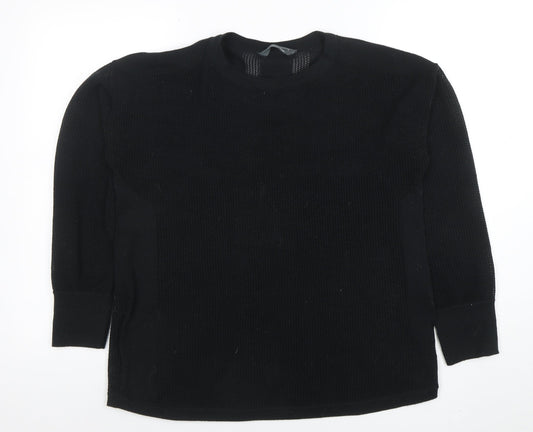 Womens UK Size 12 GOODMOVE Black Pullover Jumper