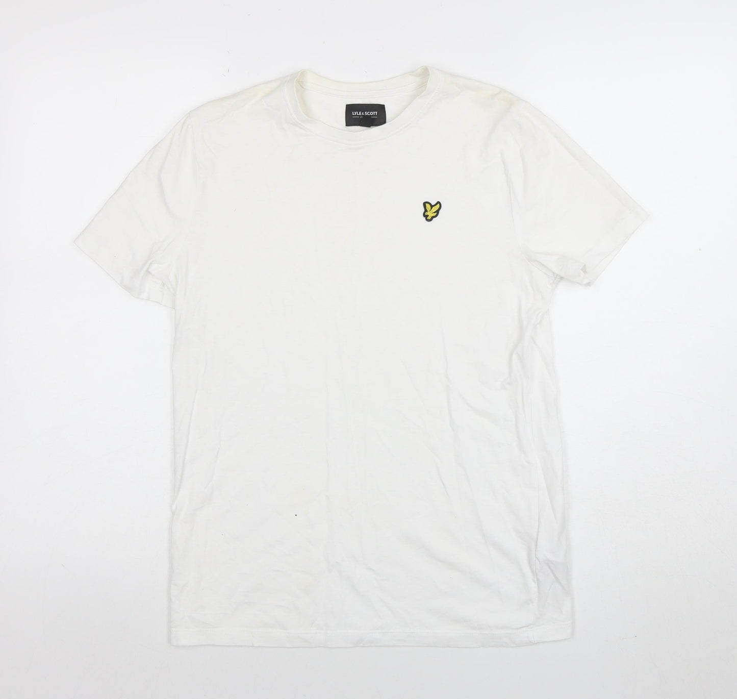 Boys UK Size 14-15 Years Lyle & Scott White Basic T-Shirt