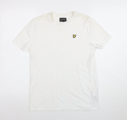 Boys UK Size 14-15 Years Lyle & Scott White Basic T-Shirt