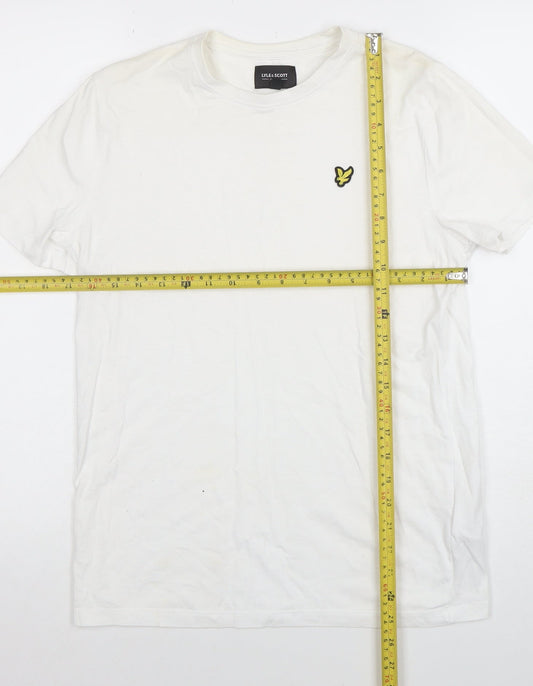 Boys UK Size 14-15 Years Lyle & Scott White Basic T-Shirt