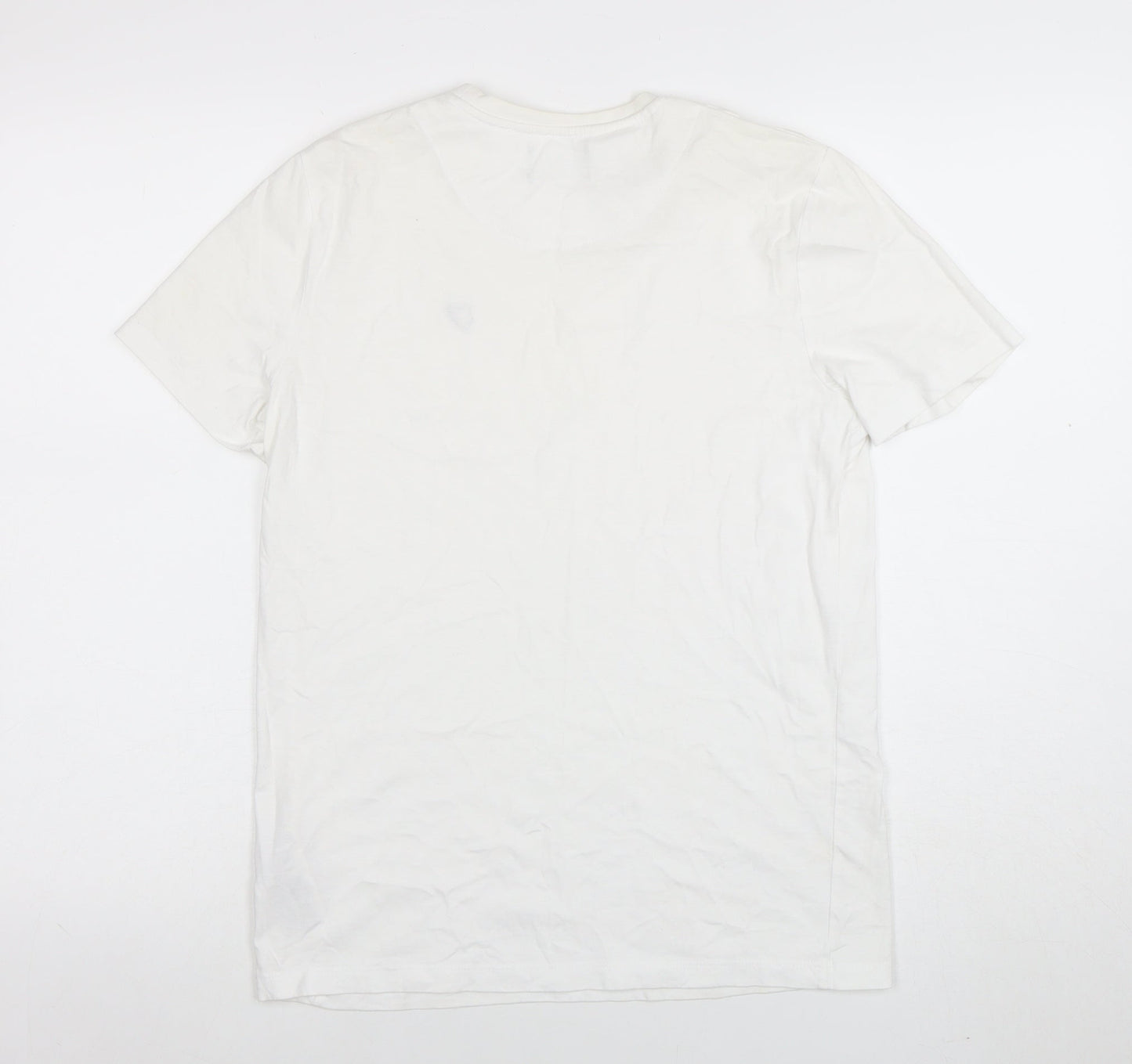 Boys UK Size 14-15 Years Lyle & Scott White Basic T-Shirt
