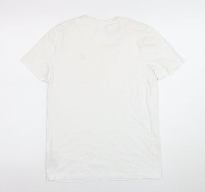 Boys UK Size 14-15 Years Lyle & Scott White Basic T-Shirt
