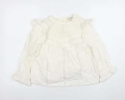 Teens UK Size 6 OshKosh B'gosh Ivory Tunic Blouse