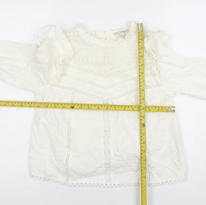 Teens UK Size 6 OshKosh B'gosh Ivory Tunic Blouse