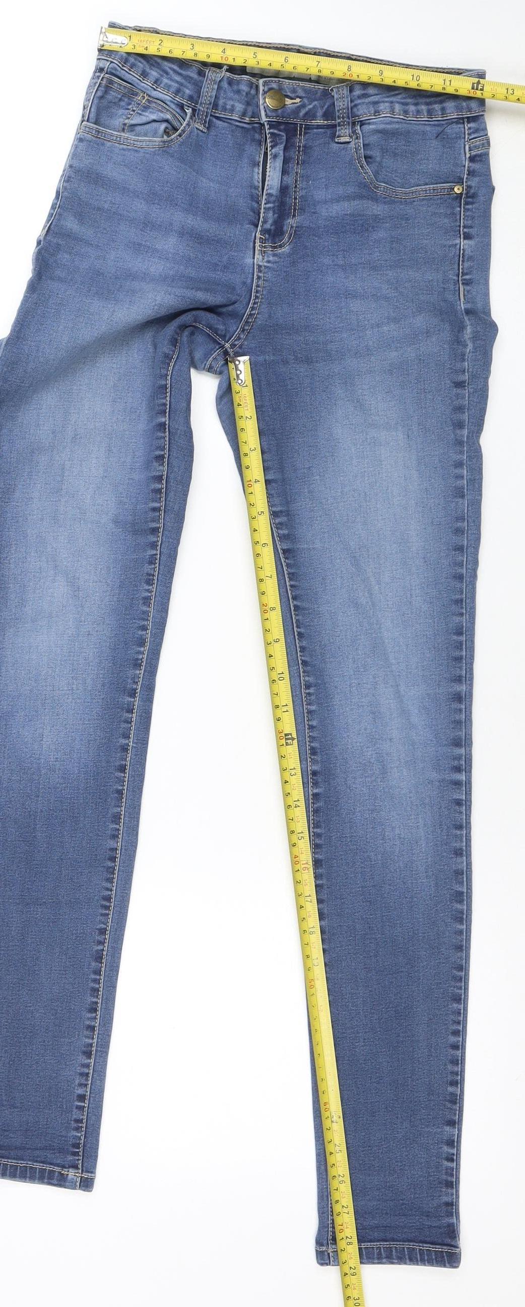 Womens UK Size 10 Denim Co Slim Fit Skinny Blue Jeans