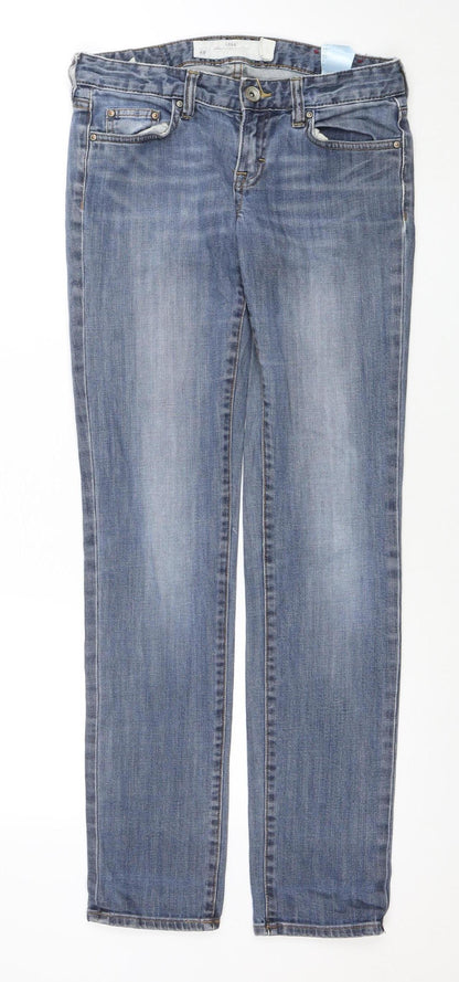 Womens UK Size 8 H&M Regular Fit Straight Blue Jeans