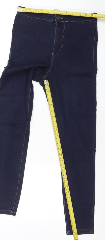 Denim Co. Womens Blue Size 10 Skinny Stretch Jeans