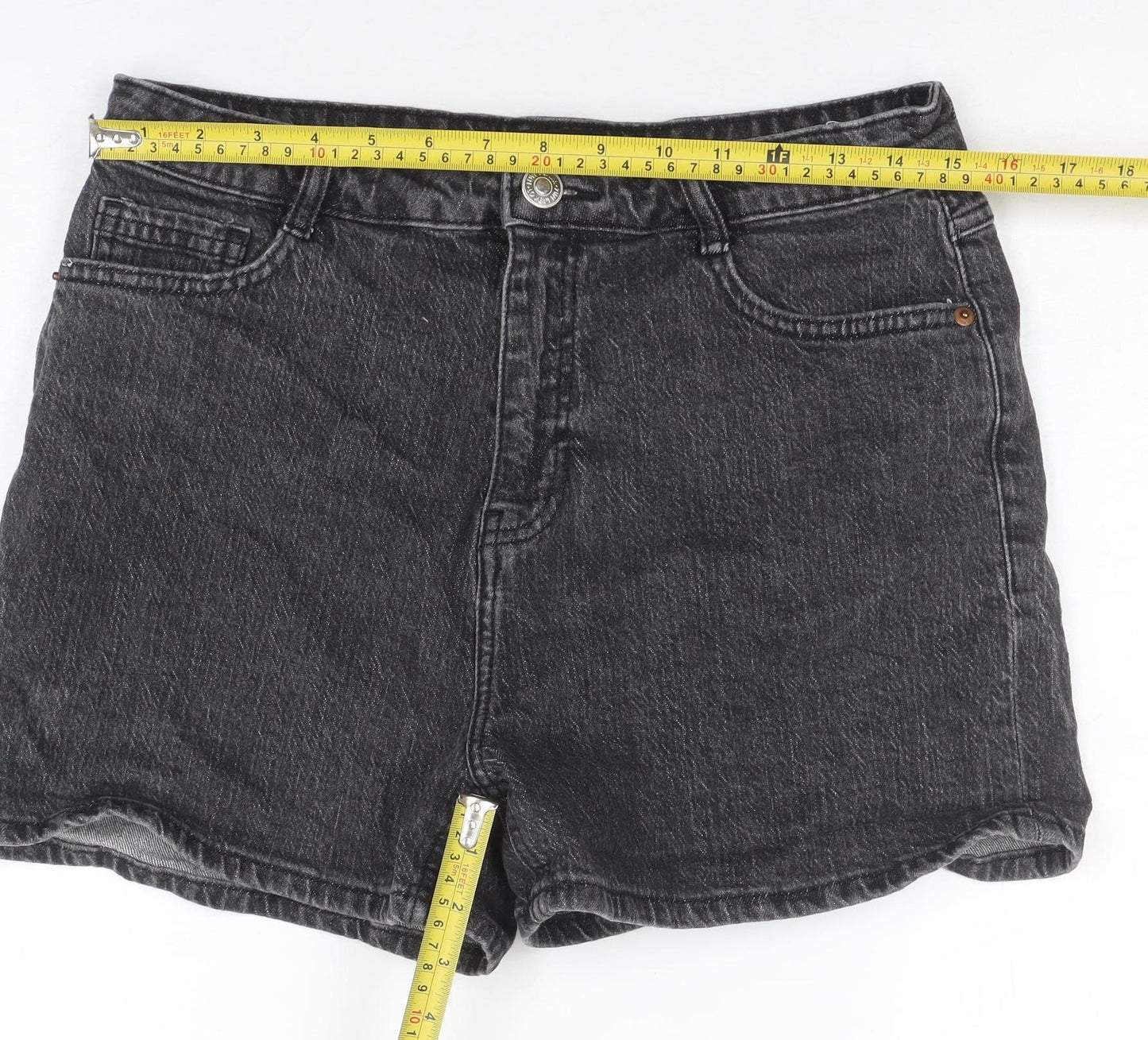 Womens UK Size 14 George Regular Fit Denim Shorts Shorts