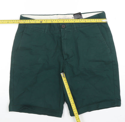 Mens UK Size M H&M Regular Fit Chino Shorts