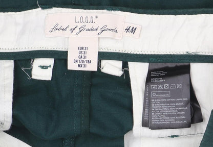 Mens UK Size M H&M Regular Fit Chino Shorts