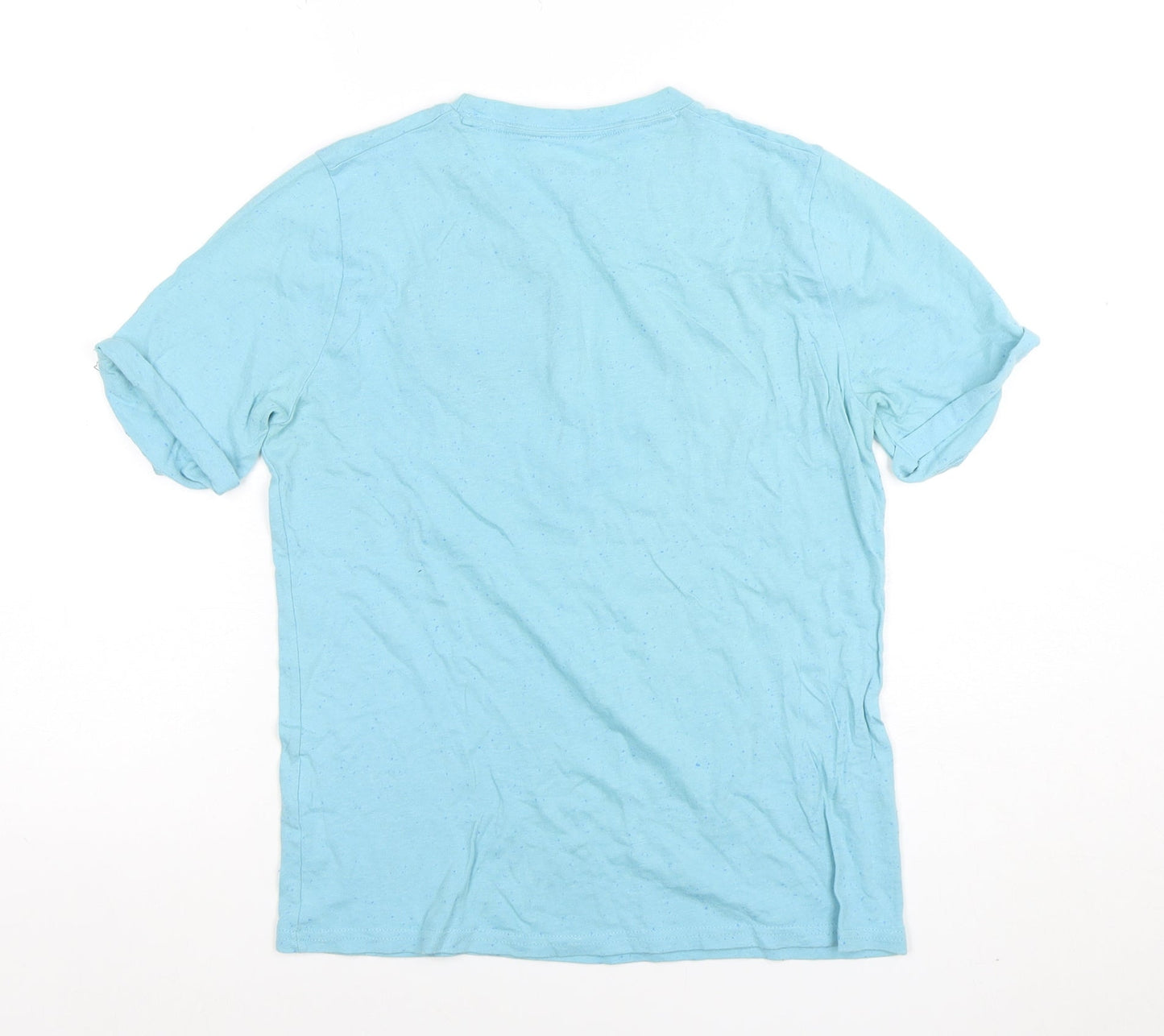Boys UK Size 11-12 Years Abercrombie & Fitch Blue Basic T-Shirt