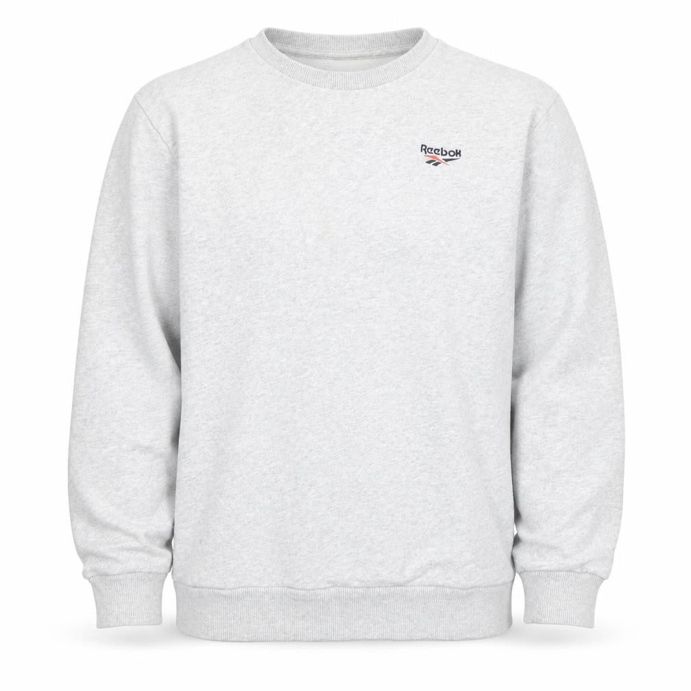 Mens UK Size M Reebok Grey Pullover Sweatshirt