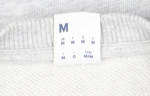 Mens UK Size M Reebok Grey Pullover Sweatshirt