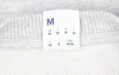 Mens UK Size M Reebok Grey Pullover Sweatshirt
