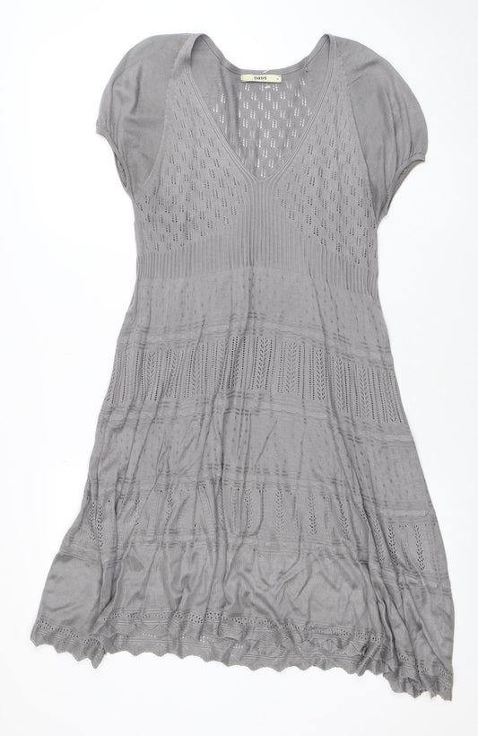 Womens UK Size S Oasis Knit Dress