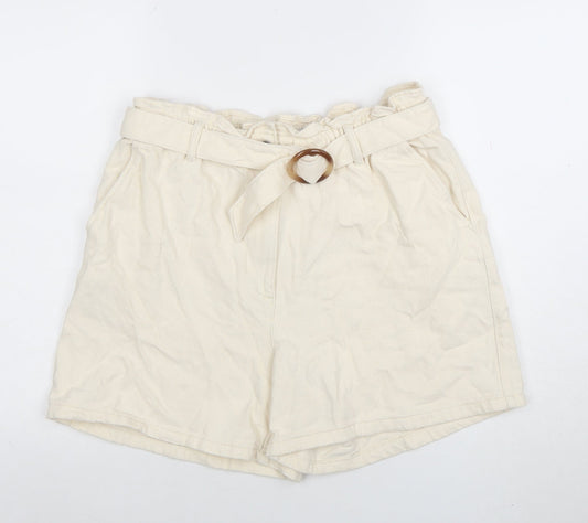 Womens UK Size L Primark Relaxed Fit Paperbag Shorts