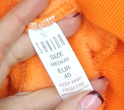 Womens UK Size 12 Savida Orange Pullover Sweatshirt