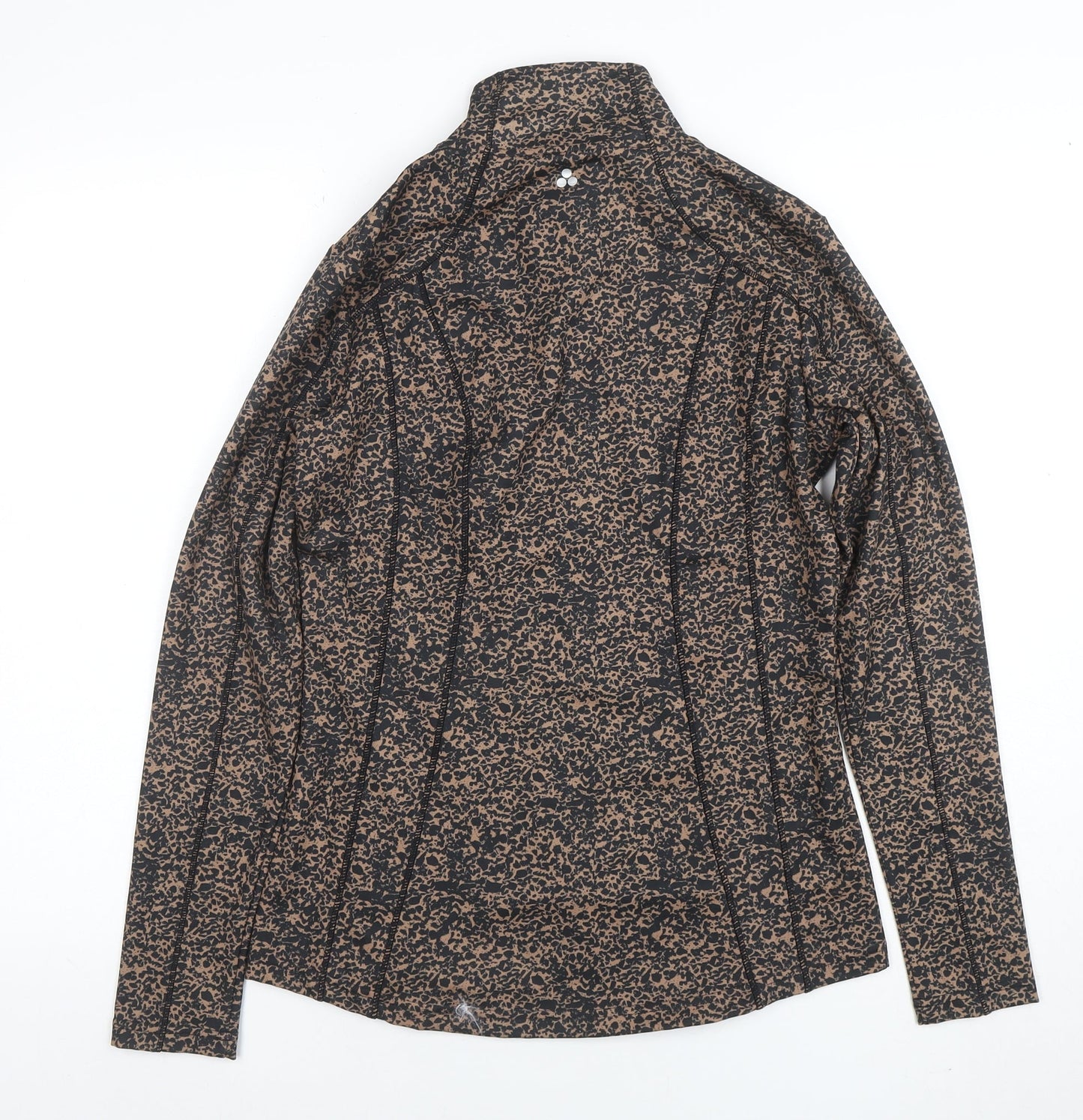 Womens UK Size S Dunnes Stores Brown Full Zip Sweatshirt