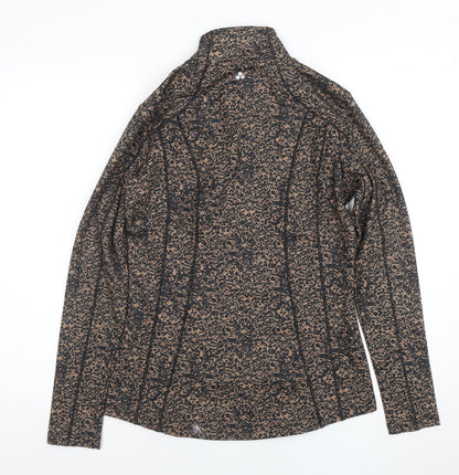 Womens UK Size S Dunnes Stores Brown Full Zip Sweatshirt