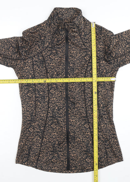 Womens UK Size S Dunnes Stores Brown Full Zip Sweatshirt