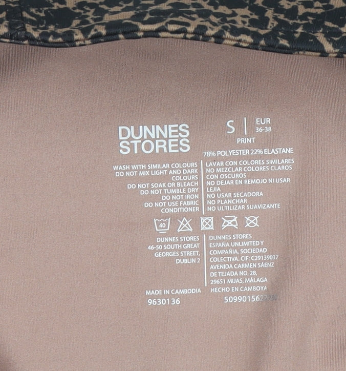 Womens UK Size S Dunnes Stores Brown Full Zip Sweatshirt