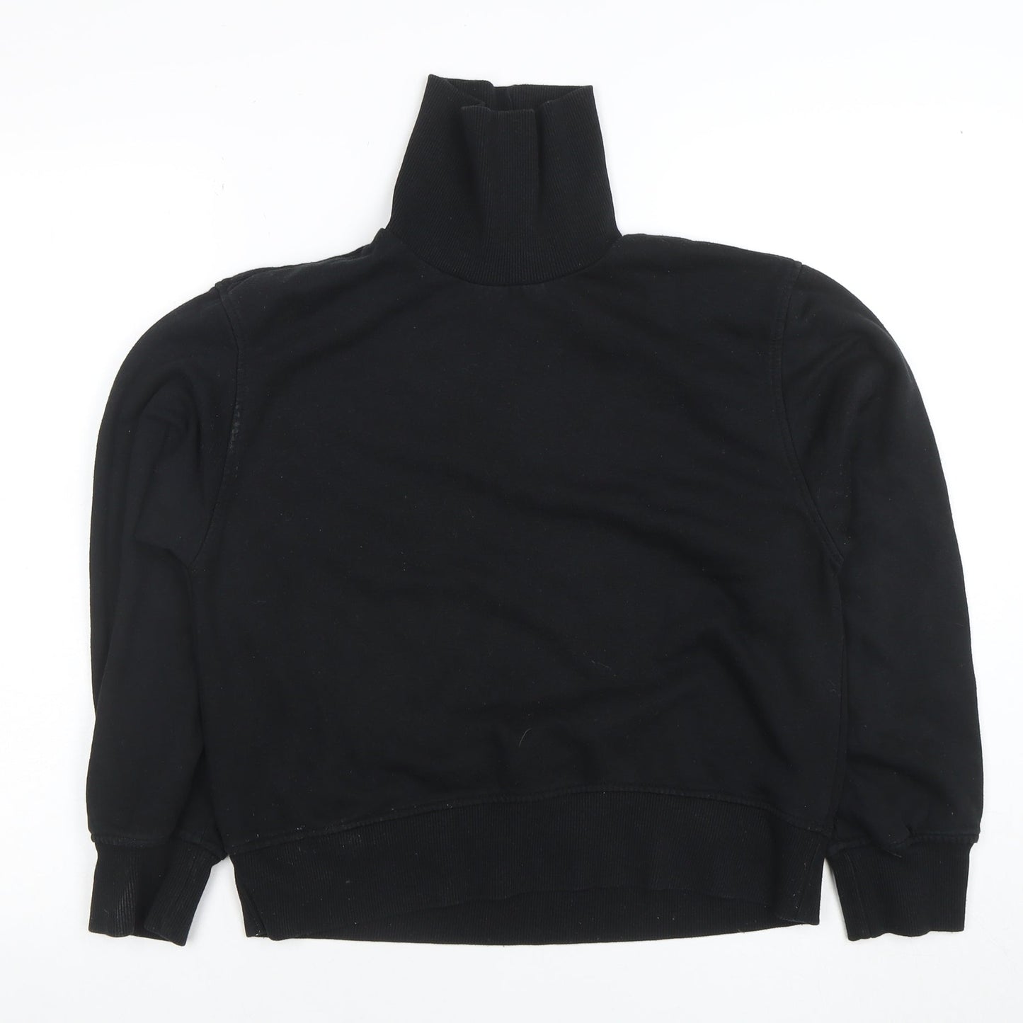 Womens UK Size S Zara Black Pullover Sweatshirt