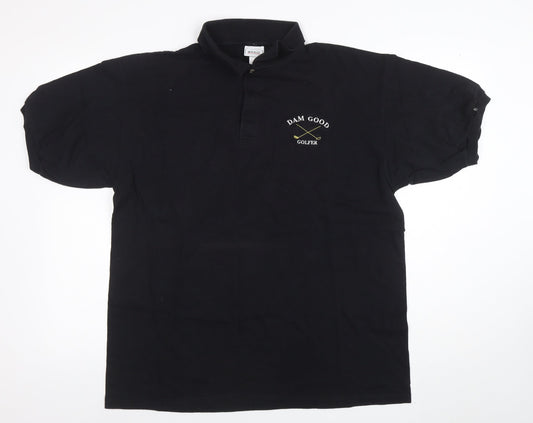 Mens UK Size XL Anvil 100% Cotton Polo Shirt