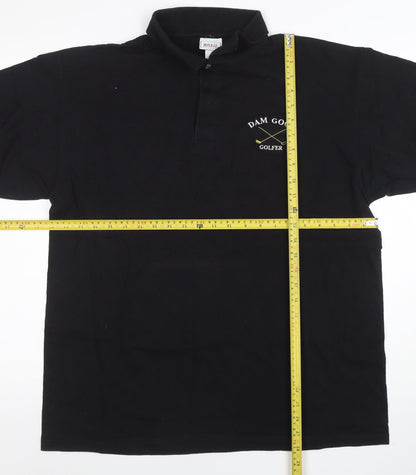 Mens UK Size XL Anvil 100% Cotton Polo Shirt