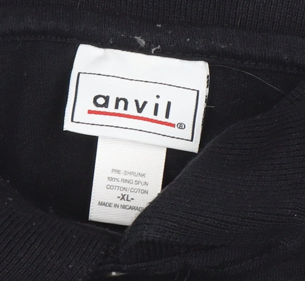 Mens UK Size XL Anvil 100% Cotton Polo Shirt