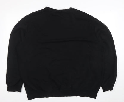Womens UK Size XL H&M Black Pullover Sweatshirt