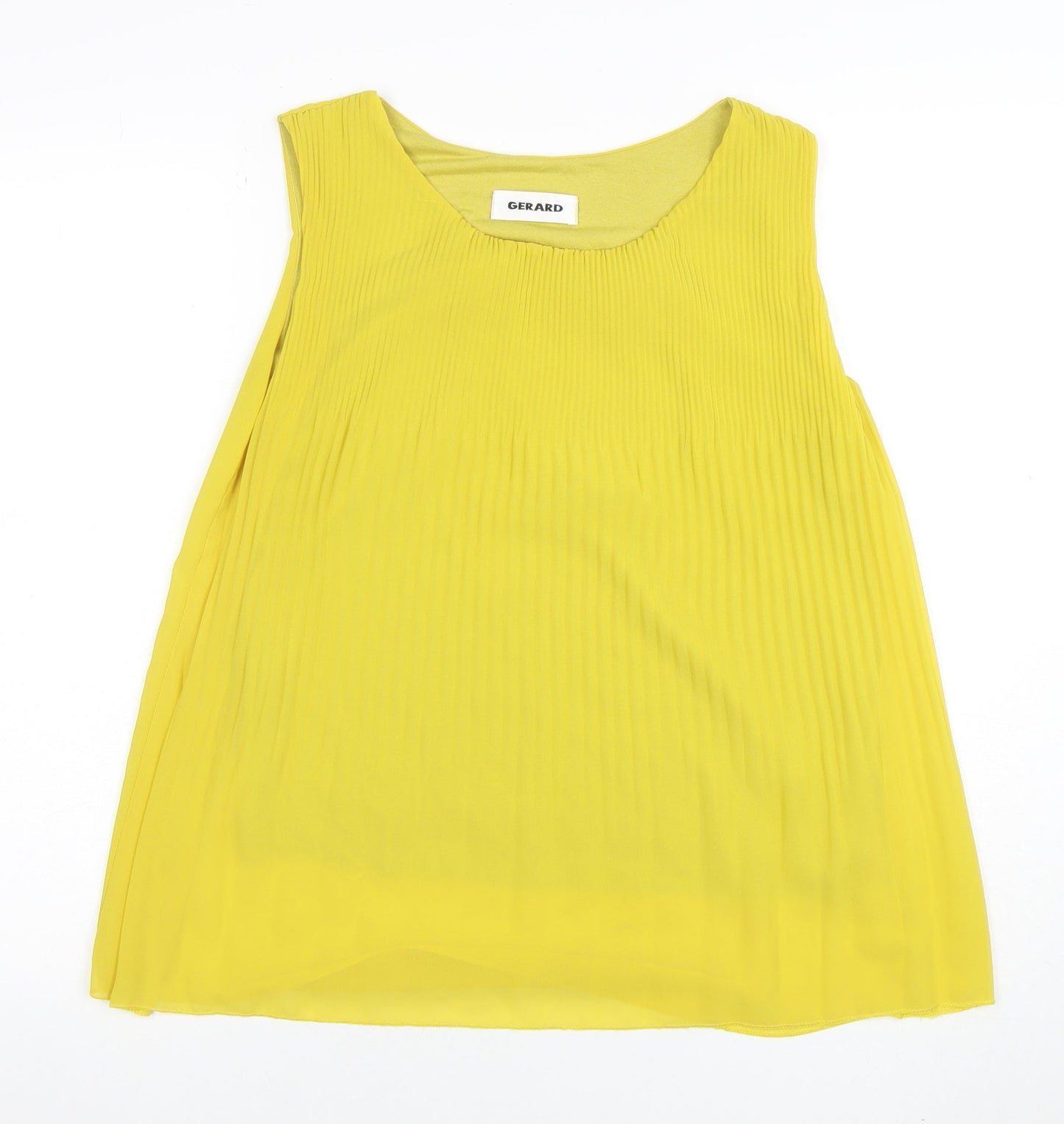 Womens UK Size S GERARD Yellow Tunic Blouse