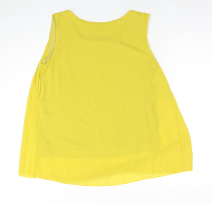 Womens UK Size S GERARD Yellow Tunic Blouse