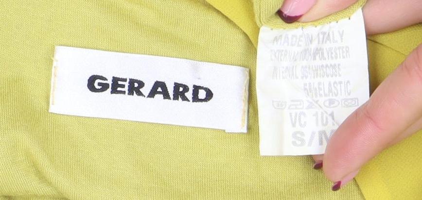 Womens UK Size S GERARD Yellow Tunic Blouse