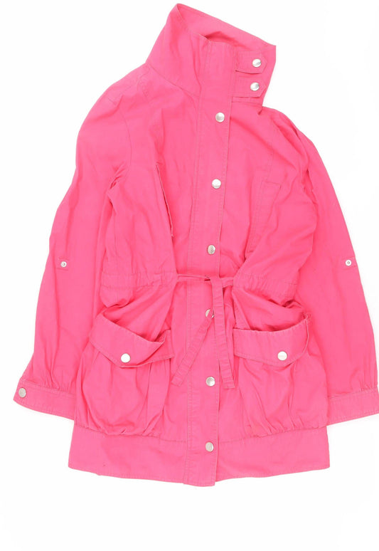 Womens UK Size 14 Marks and Spencer Pink Anorak Coat