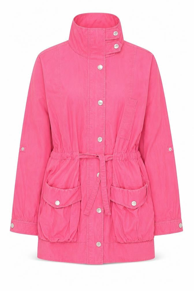 Marks & Spencer Women’s Pink Cotton Anorak Jacket Size 14
