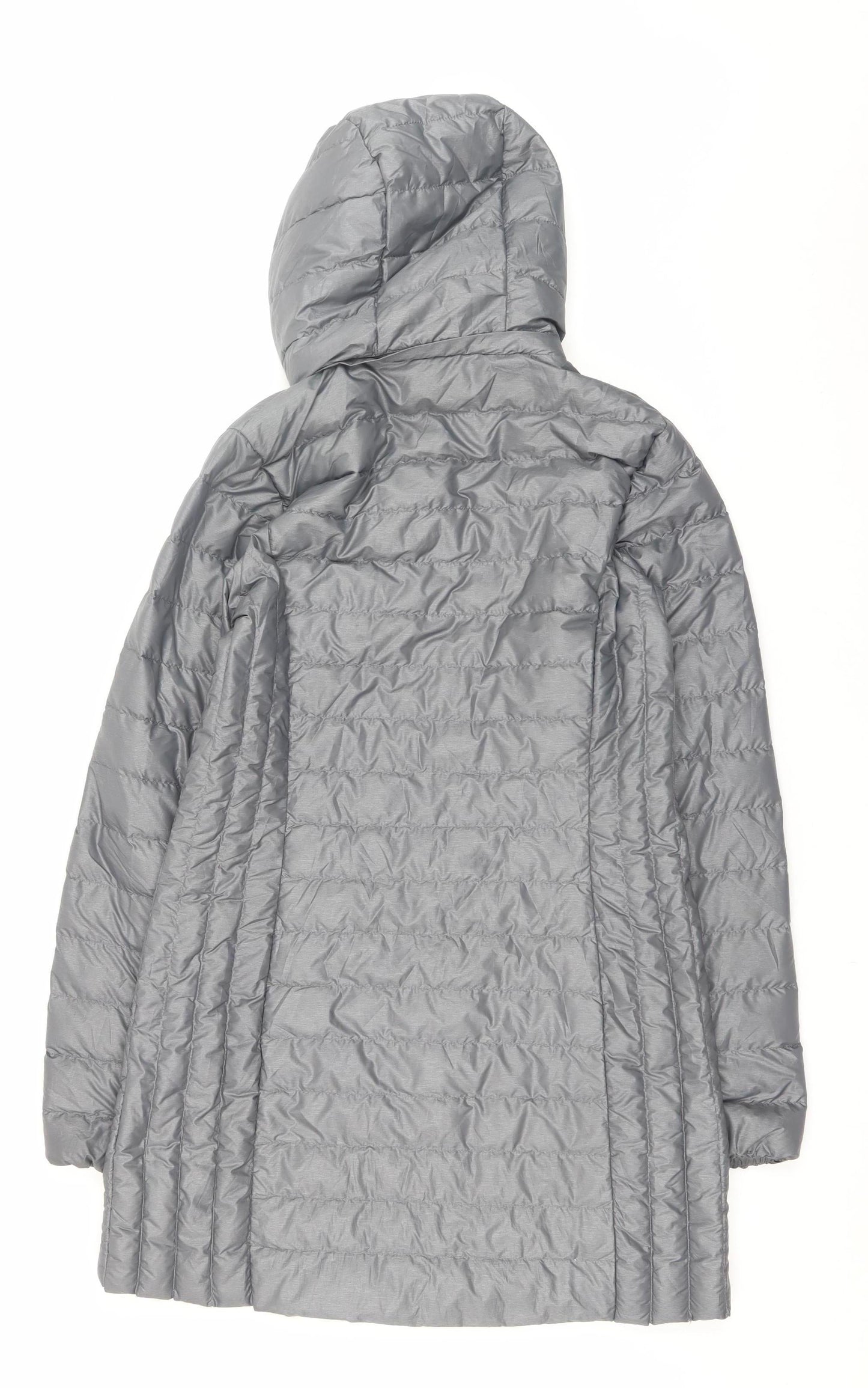 Womens UK Size S 32 Degrees Grey Puffer Jacket